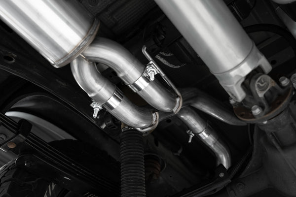 MBRP Armor Pro 3 Inch Cat Back Exhaust 2.5 Inch Dual Rear Turn Down T304 Stainless | 2022+ Chevrolet/GMC Silverado/Sierra 1500 ZR2/AT4X 6.2L