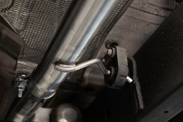 MBRP Armor BLK 3 Inch Cat Back Exhaust Single Side Exit Black Coated Aluminized | 2019+ Silverado/Sierra 1500 2.7L