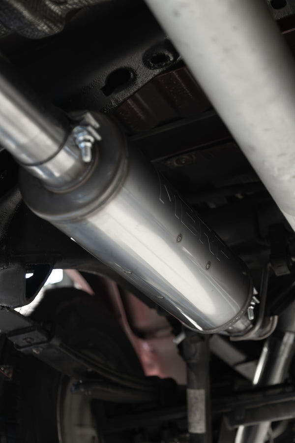 MBRP Armor BLK 3 Inch Cat Back Exhaust Single Side Exit Black Coated Aluminized | 2019+ Silverado/Sierra 1500 2.7L