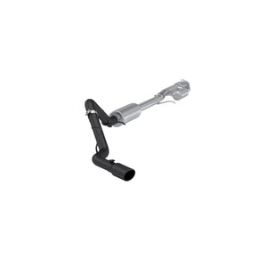 MBRP Armor BLK 3 Inch Cat Back Exhaust Single Side Exit Black Coated Aluminized | 2019+ Silverado/Sierra 1500 2.7L