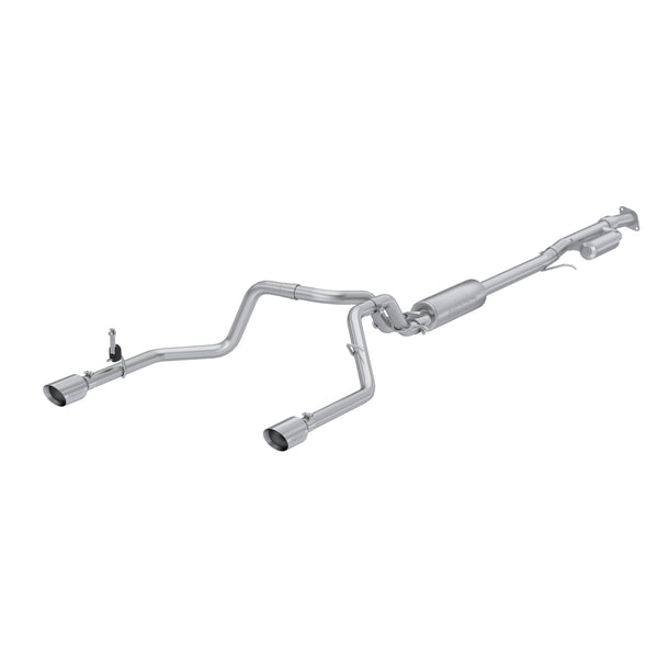 MBRP Armor Pro 3 Inch Cat Back Exhaust 2.5 Inch Dual Split Rear Exit T304 Stainless | 2019+ Silverado/Sierra 1500 2.7L
