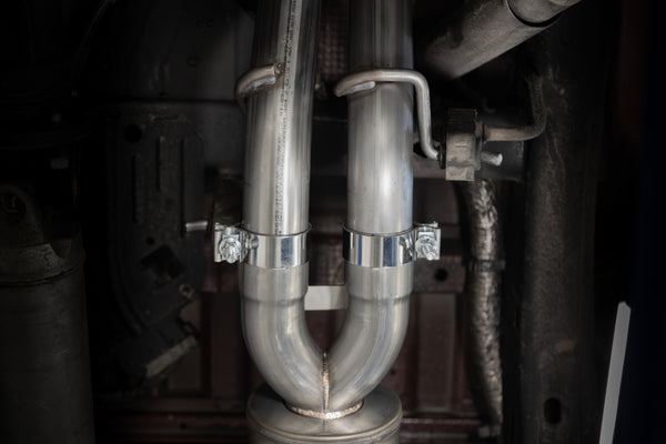 MBRP Armor Lite 3 Inch Cat Back Exhaust 2.5 Inch Dual Split Rear Exit Aluminized | 2019+ Silverado/Sierra 1500 2.7L