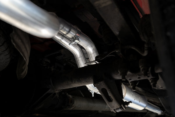 MBRP Armor Pro 3 Inch Cat Back Exhaust 2.5 Inch Dual Split Rear Exit T304 Stainless | 2019+ Silverado/Sierra 1500 2.7L