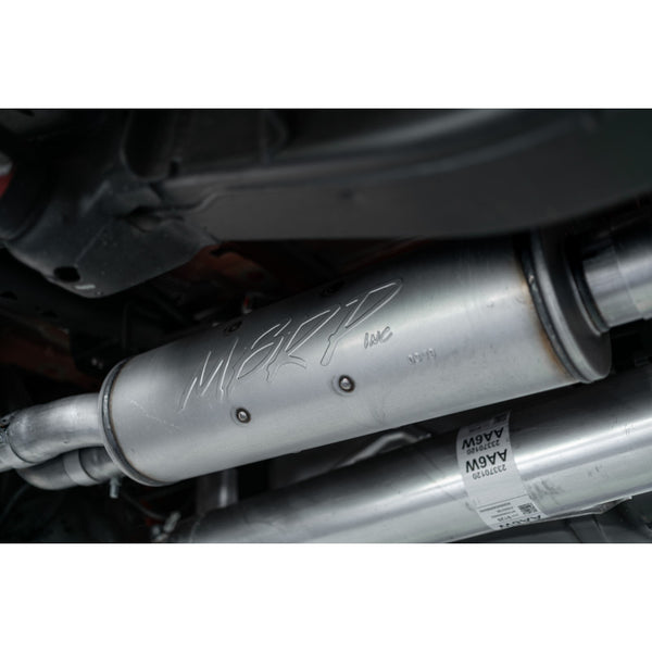 MBRP Armor Lite 2.5 Inch Cat Back Exhaust Dual Rear Aluminized | 2019+ Silverado/Sierra 1500 6.2L and 2022 Silverado LTD/Sierra Limited 6.2L