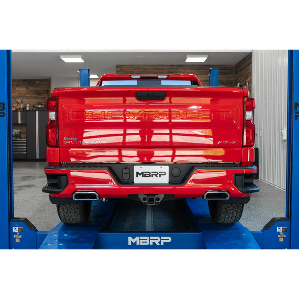 MBRP Armor Lite 2.5 Inch Cat Back Exhaust Dual Rear Aluminized | 2019+ Silverado/Sierra 1500 6.2L and 2022 Silverado LTD/Sierra Limited 6.2L