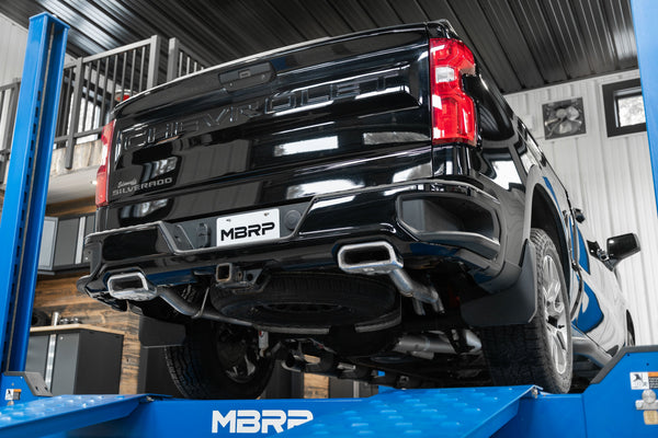 MBRP Armor Lite 2.5 Inch Cat Back Exhaust Dual Rear Aluminized | 2019+ Silverado/Sierra 1500 5.3L and 2022 Silverado LTD/Sierra Limited 5.3L