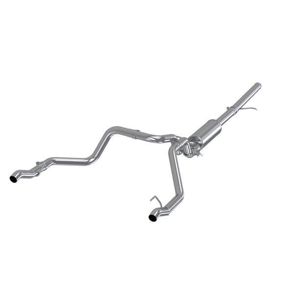 MBRP Armor Lite 2.5 Inch Cat Back Exhaust Dual Rear Aluminized | 2019+ Silverado/Sierra 1500 5.3L and 2022 Silverado LTD/Sierra Limited 5.3L