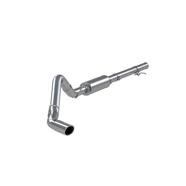 MBRP Armor Lite 3.5 Inch Cat Back Exhaust Single Side Aluminized | 2014-2018 Chevrolet/GMC Silverado/Sierra 1500 6.2L V8 1-Piece Driveshaft Only
