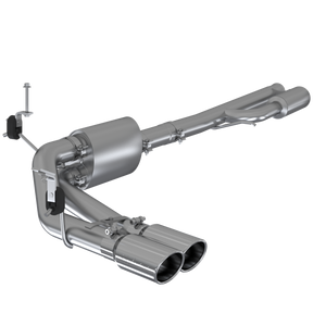 MBRP Armor Pro 3 Inch Cat Back Exhaust Pre-Axle Dual Side Exit T304 Stainless | 2019+ Silverado/Sierra 1500 4.3L/5.3L and 2022 Silverado LTD/Sierra Limited 5.3L