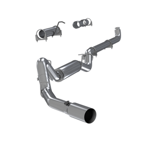 MBRP Armor Pro 4 Inch Single Side Exhaust Pipe T304 Stainless | 2001-2007 Chevrolet/GMC Silverado/Sierra 2500/3500 Duramax Extended/Crew Cab