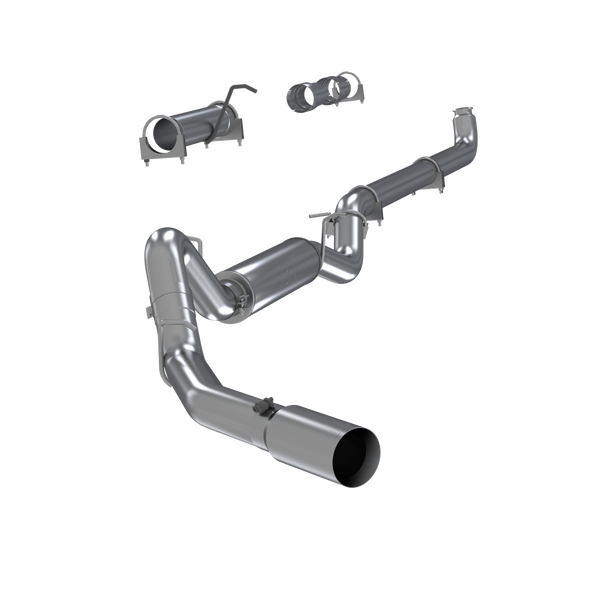 MBRP Armor Pro 4 Inch Single Side Exhaust Pipe T304 Stainless | 2001-2007 Chevrolet/GMC Silverado/Sierra 2500/3500 Duramax Extended/Crew Cab