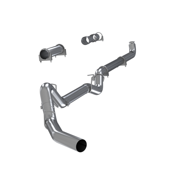 MBRP Armor Plus 4 Inch Exhaust Pipe Single Side No Muffler T409 Stainless | 2001-2007 Chevrolet/GMC Silverado/Sierra 2500/3500 Duramax Classic Extended/Crew Cab