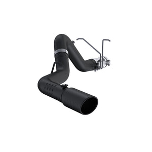 MBRP Armor BLK 4 Inch Filter Back Exhaust Single Side Exit Black Coated | 2011-2019 Chevrolet/GMC Silverado/Sierra 2500/3500 Duramax