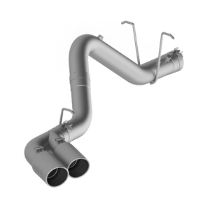 MBRP Armor Lite 4 Inch Filter Back Exhaust Single Side Dual Outlet Aluminized | 2011-2019 Chevrolet/GMC Silverado/Sierra 2500/3500 Duramax
