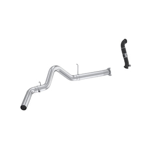 MBRP Armor Lite 4 Inch Filter Back Exhaust Single Side Exit with CARB Approved Down Pipe | 2007-2010 Chevrolet/GMC 2500/3500 6.6L Duramax EC/CC