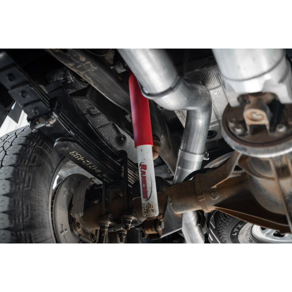MBRP Armor Lite 4 Inch Filter Back Exhaust Single Side Exit Aluminized | 2020-2025 Chevrolet/GMC Silverado/Sierra 2500/3500