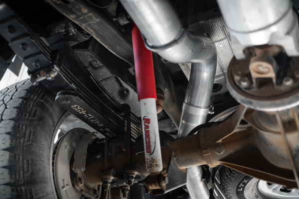 MBRP Armor BLK 4 Inch Filter Back Exhaust Single Side Exit Black Coated Aluminized | 2020-2025 Silverado/Sierra 2500/3500