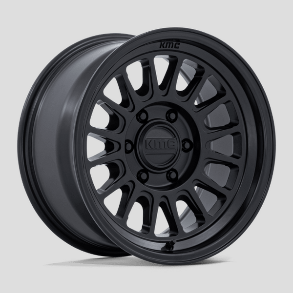 KMC Wheels IMPACT FFT | Matte Black | 18x9  18mm Offset  8x180