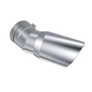 MBRP Armor Pro 6 Inch O.D. Exhaust Tip Angled Rolled End 5 Inch Inlet 15.5 Inch Length 30 Degree Bend T304 Stainless | 2015+ Chevrolet/GMC 2500/3500 Duramax
