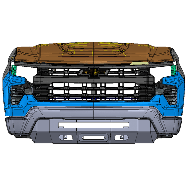 Chassis Unlimited Prolite Front Bumper | 2022+ Silverado 1500