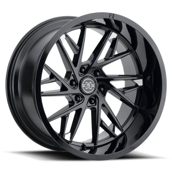 Raised Wheels 801 | Gloss Black Milled