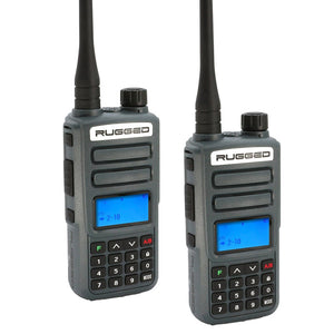 Rugged Radios GMR2 PLUS GMRS and FRS Two Way Handheld Radios | 2 PACK - Colorado & Canyon Enthusiasts