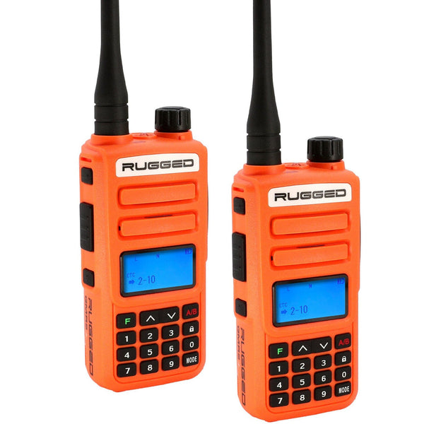 Rugged Radios GMR2 PLUS GMRS and FRS Two Way Handheld Radios | 2 PACK - Colorado & Canyon Enthusiasts