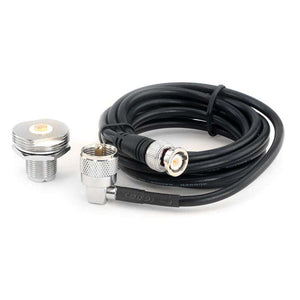 Rugged Radios 7 Ft Antenna Coax Cable Kit with BNC Connector for Handheld Radios - Colorado & Canyon Enthusiasts
