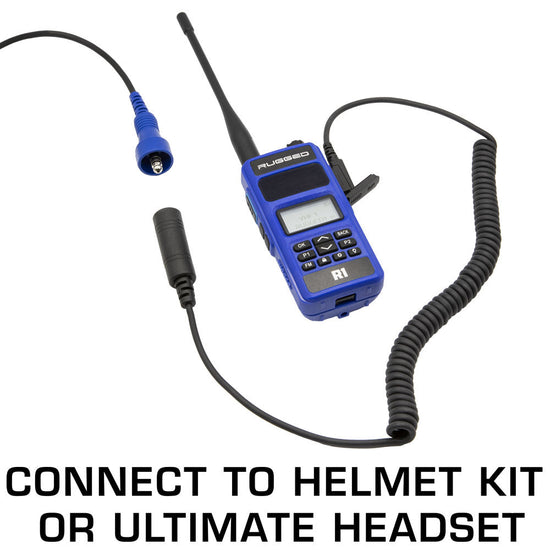Rugged Radios OFFROAD Headset / Helmet Coil Cord Cable for Rugged Radios and Kenwood Radios - Colorado & Canyon Enthusiasts
