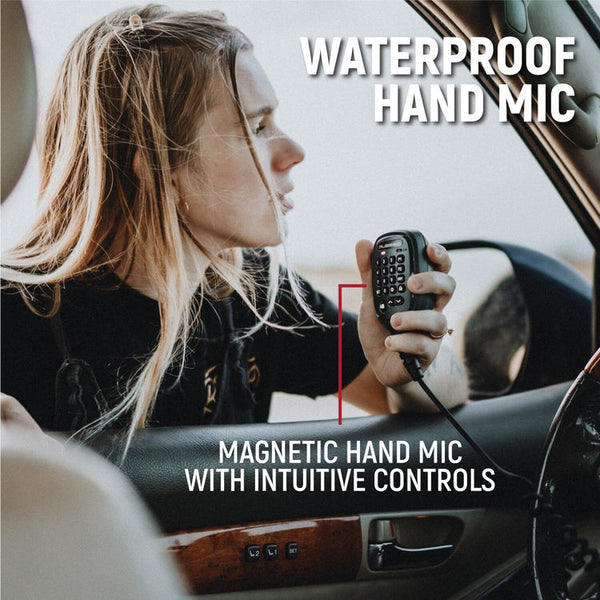 Rugged Radios G1 ADVENTURE SERIES Waterproof GMRS Mobile Radio Kit with Antenna - Colorado & Canyon Enthusiasts