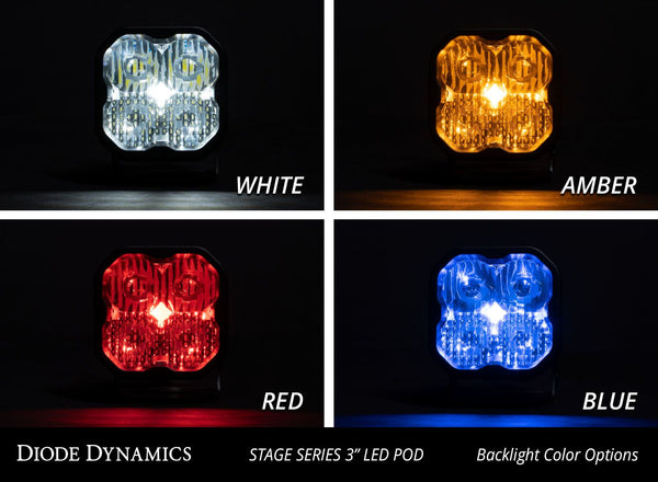 Diode Dynamics SS3 Stage Series 3" Pro LED Pod Pair - Colorado & Canyon Enthusiasts